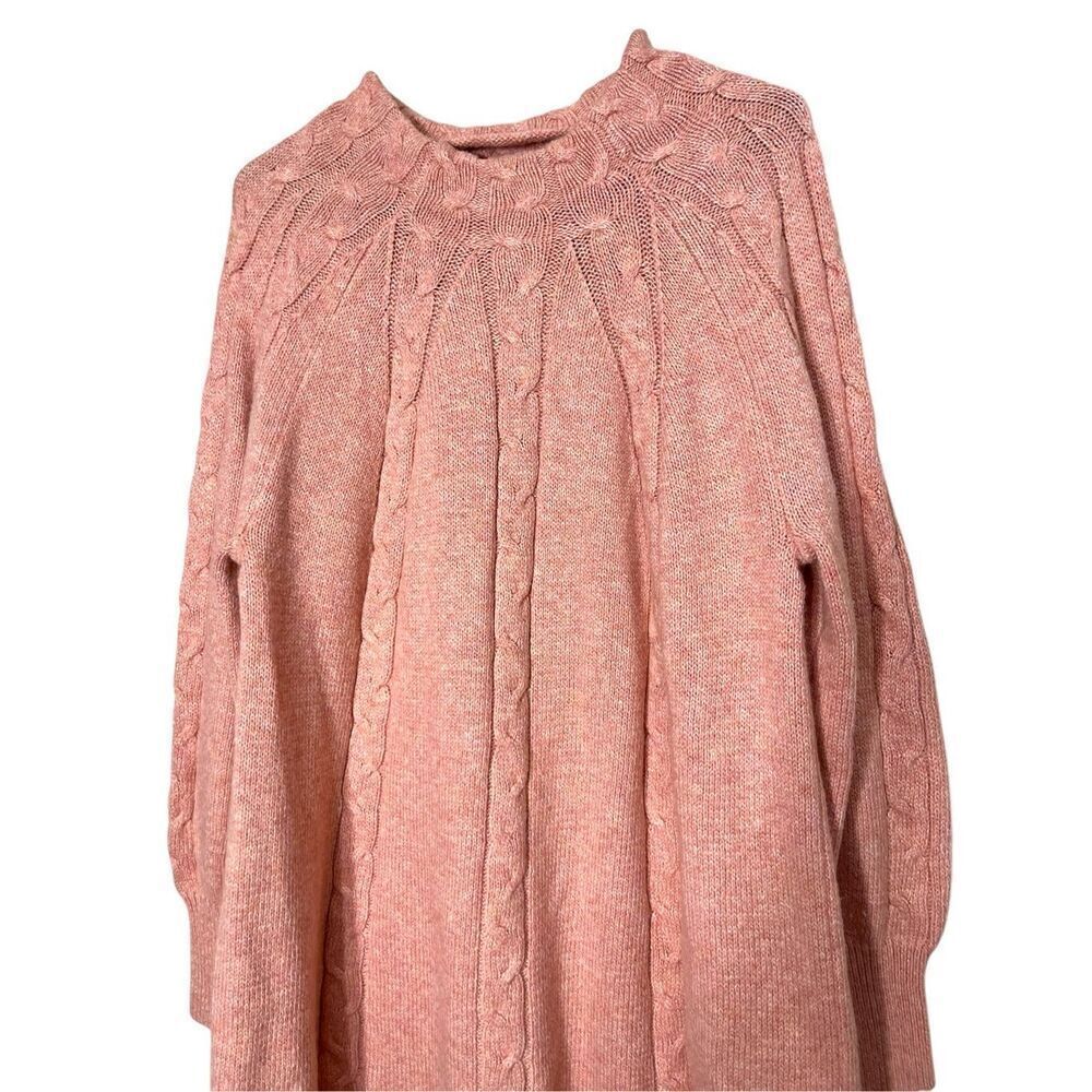 Soft Surroundings Pink Knit Sweater Dress Size 1X - Picture 2 of 8